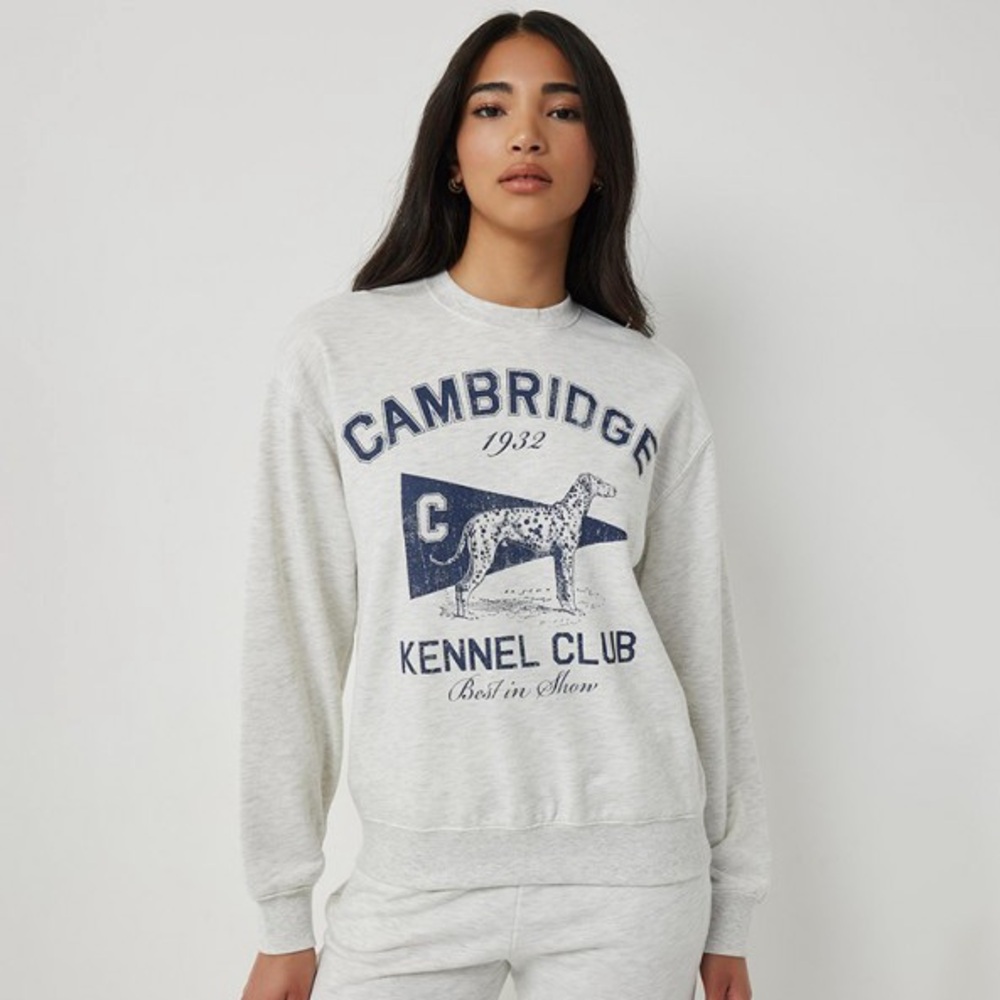 ARDENE | Graphic Crewneck Sweater Size Medium